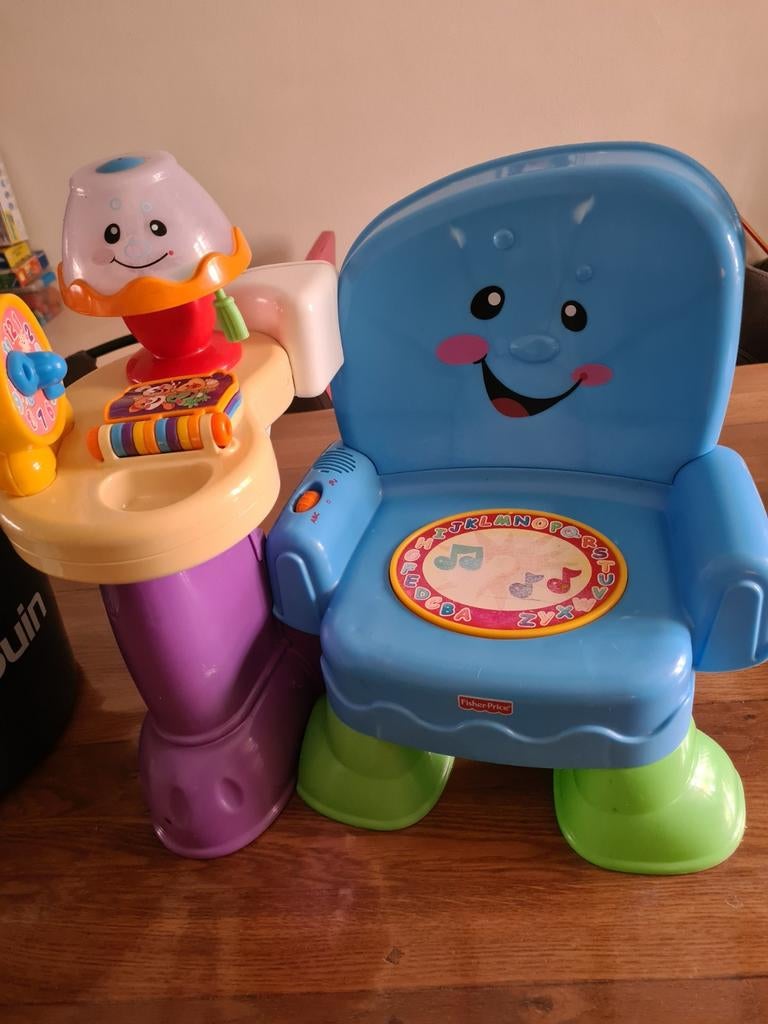 Fisher-Price Leerplezier Stoel - Interactief Speelgoed, Kinderen en Baby's, Speelgoed | Vtech, Ophalen, Gebruikt, 6 maanden tot 2 jaar