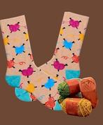 HANDWERK SOKKEN + 4 BOLLETJES KATOEN, Ophalen of Verzenden, Nieuw