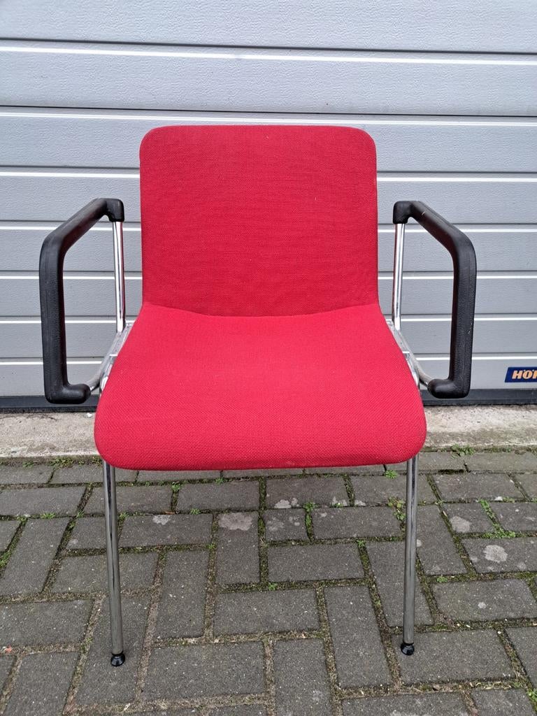 Vintage Van der Sluis stoelen - Custom Made, Gebruikt, Vintage, Ophalen of Verzenden, Stof