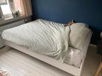 Tweepersoons ikea bed wit, Ophalen, Gebruikt, Wit, Tweepersoons