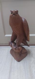 Houten beeld sculptuur van een adelaar, Antiek en Kunst, Ophalen of Verzenden