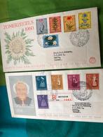 Eerste dag Zomerzegels 1958 en 1960,61,64,65.!, Postzegels en Munten, Ophalen of Verzenden, Beschreven, Nederland