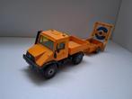 Mercedes-Benz siku unimog met actiewagen, Hobby en Vrije tijd, Modelauto's | 1:50, Ophalen of Verzenden, Zo goed als nieuw, Bus of Vrachtwagen