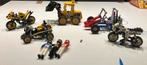 Technic lego sets oa  8841 en 8828, motoren en frontloader,, Ophalen of Verzenden, Gebruikt