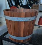 Ikea bloempot hout, Tuin en Terras, Ophalen, Overige materialen, Rond, Binnen