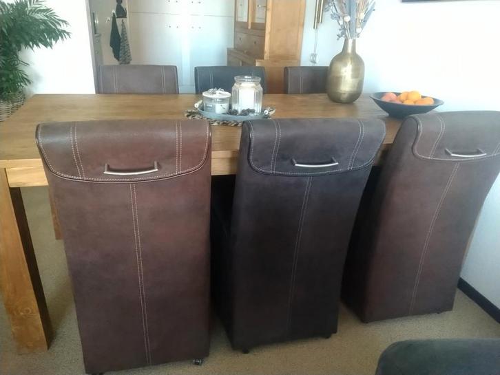 Eethoek met tafel en 6 stoelen - Zo goed als nieuw!, Huis en Inrichting, Complete eetkamers, Zo goed als nieuw, 4 tot 6 stoelen