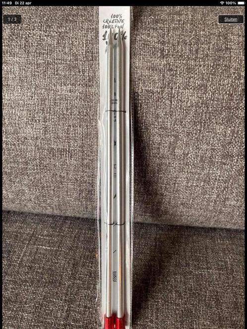 KATIA = KnitPro Zing breinaald 10.0 mm met knop 40cm, Hobby en Vrije tijd, Breien en Haken, Zo goed als nieuw, Breien, Naald, Verzenden