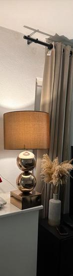 Luxe gouden tafellamp Eric Kuster /hotel chic  – dubbele bol, Huis en Inrichting, Ophalen of Verzenden, Zo goed als nieuw, Minder dan 50 cm