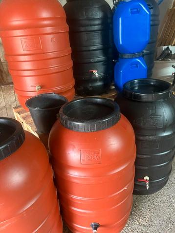 Regentonnen regenton barrels vaten 220ltr met/zonder kraan beschikbaar voor biedingen