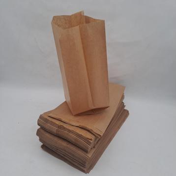250x papieren zakjes voor voeding – 16x29 cm – bruin papier beschikbaar voor biedingen
