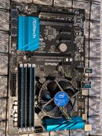 Asrock Z97 met i3 processor en 8gb, Computers en Software, Moederborden, Ophalen of Verzenden, Zo goed als nieuw, DDR3