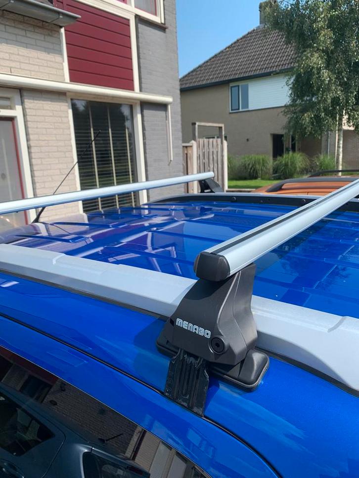 Menabo aluminium dakdragers Omega, Auto diversen, Dakdragers, Zo goed als nieuw, Ophalen of Verzenden