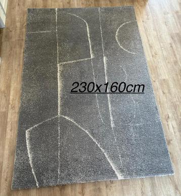 Vloerkleed grijs abstract VTwonen Karwei 230x160 cm beschikbaar voor biedingen