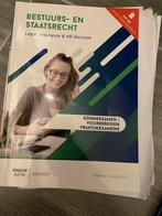 Bestuurs- en Staatsrecht - KNOW HOW Juridisch, Ophalen of Verzenden, Zo goed als nieuw, Overige niveaus, Overige vakken