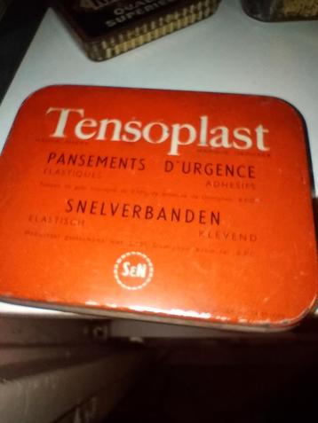 Vintage Tensoplast Blikje beschikbaar voor biedingen