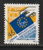 Verenigd Europa 1992 - Spanje - EU Vlag, Ophalen of Verzenden, Gestempeld, Overige thema's