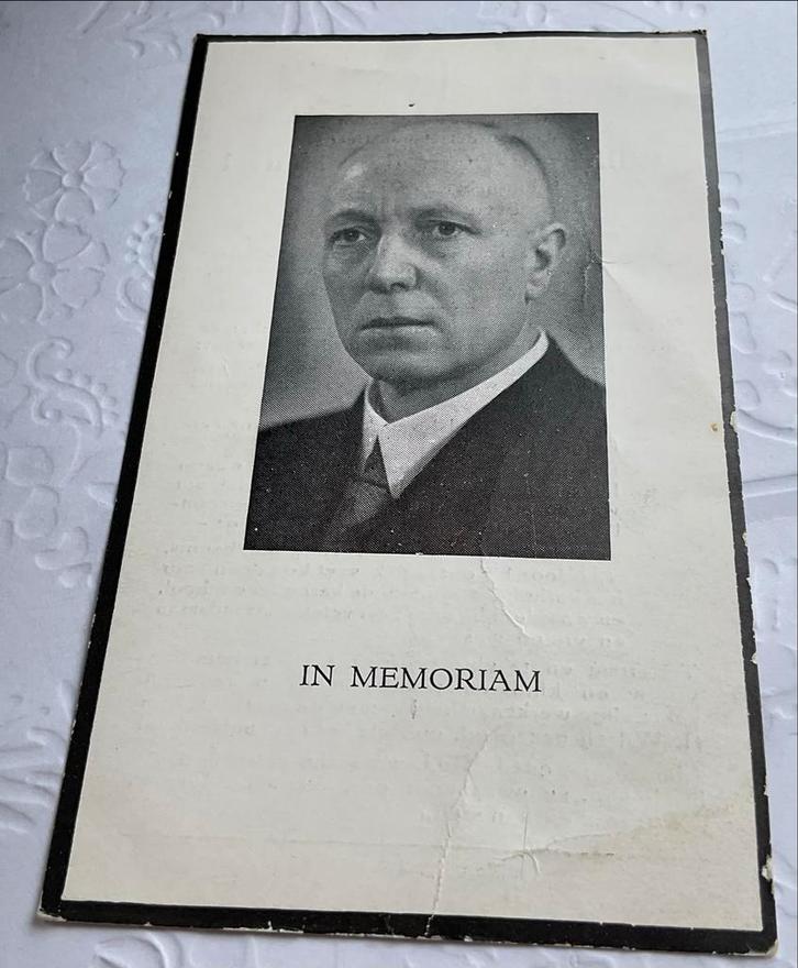 Wilhelmus van den Heuvel Eindhoven 1949, Verzamelen, Bidprentjes en Rouwkaarten, Bidprentje, Ophalen of Verzenden