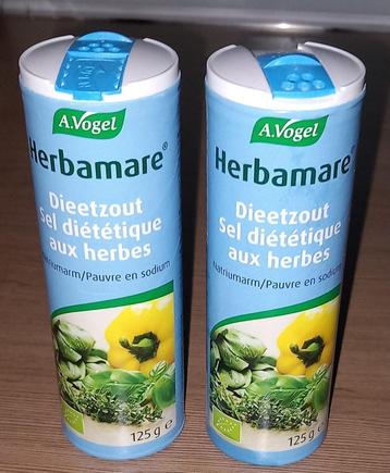 2x A.Vogel Herbamare Dieetzout (natriumarm) beschikbaar voor biedingen