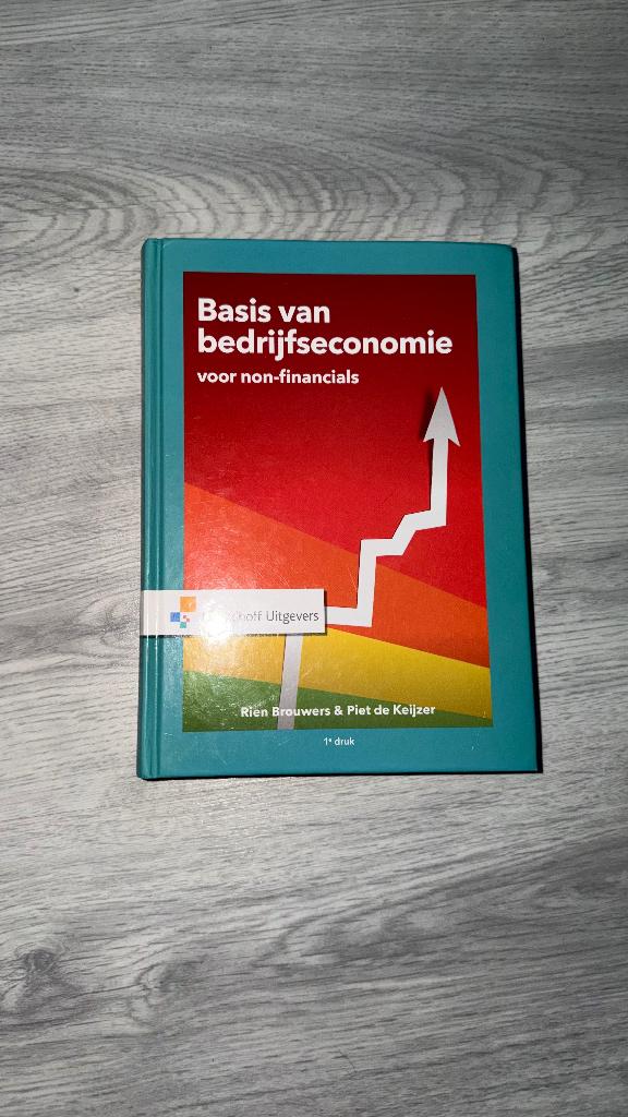 Basis van bedrijfseconomie, Zo goed als nieuw, Noordhoff Uitgevers, Beta, HBO