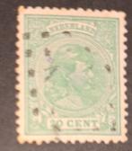 Puntstempel zegel nr 1 Alkmaar  nvph nr 40, Postzegels en Munten, Postzegels | Nederland, Ophalen of Verzenden
