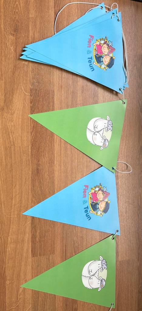 Fien & Teun slingers, Diversen, Vlaggen en Wimpels, Zo goed als nieuw, Ophalen of Verzenden