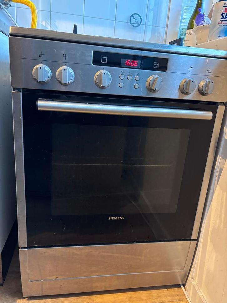 Siemens Fornuis met Oven - Gebruikt, Witgoed en Apparatuur, Ovens, Gebruikt, Vrijstaand, Oven, 60 cm of meer, 60 cm of meer, Hete lucht