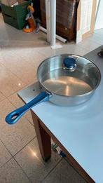 Bk hapjespan doorsnede 24 cm, 7 cm diep, Ophalen of Verzenden, Zo goed als nieuw, Rvs, Koekenpan of Braadpan