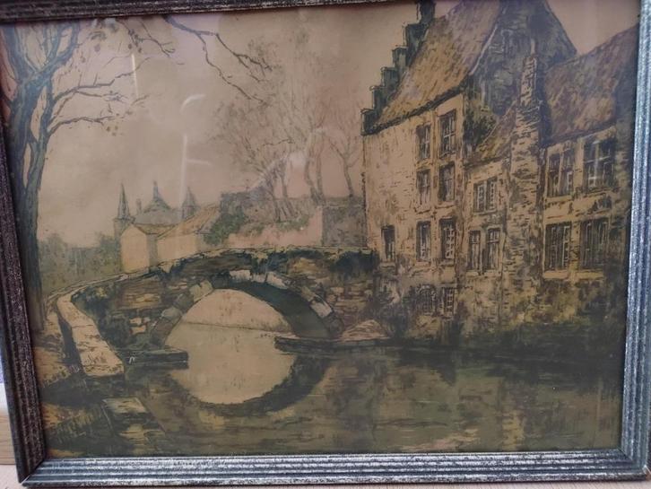 Tekeningen en prenten, Antiek en Kunst, Kunst | Tekeningen en Foto's, Ophalen of Verzenden