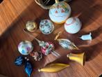 Oude kerstballen plus oude piek, Ophalen of Verzenden, Zo goed als nieuw