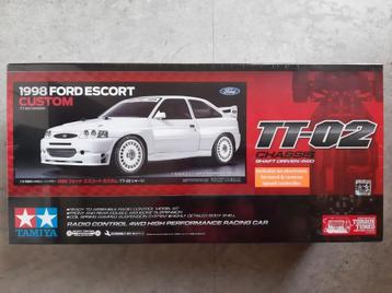 Tamiya 58691 RC Ford Escort Custom TT-02 Nieuw in doos beschikbaar voor biedingen