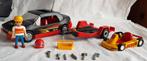 Playmobil 4442 Auto met Aanhanger met Go-Kart, Kinderen en Baby's, Speelgoed | Playmobil, Ophalen of Verzenden, Gebruikt, Complete set