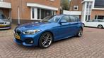 BMW 1-Serie (f20) 118i 136pk Aut 2017 Estoril Blauw, LED, Origineel Nederlands, Te koop, 5 stoelen, Benzine