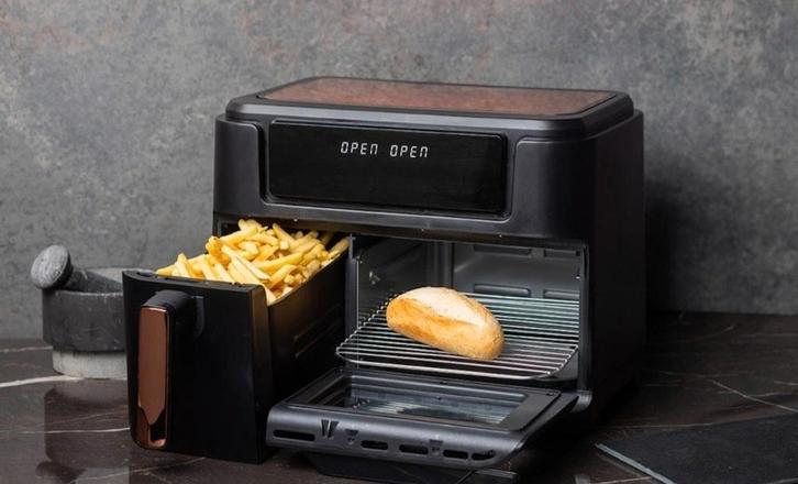 2-in-1 digitale airfryer van Nexxt ( 11.5L), Witgoed en Apparatuur, Airfryers, Nieuw, Airfryer XL, Ophalen of Verzenden