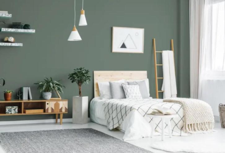 Muurverf, Flexa Creations - Extra Mat, 5 liter, Doe-het-zelf en Verbouw, Verf, Beits en Lak, Nieuw, Verf, 5 tot 10 liter, Groen