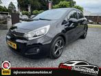 Kia Rio 1.2 CVVT Plus Pack lm velgen airco cruise 5 deurs, Gebruikt, 4 cilinders, Met garantie (alle), Zwart