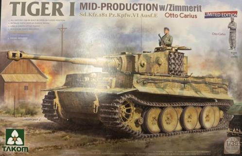 Coelianmodels, Takom, 2200, Tiger I Mid, 1/35, € 39,99, Hobby en Vrije tijd, Modelbouw | Auto's en Voertuigen, Nieuw, Tank, 1:32 tot 1:50