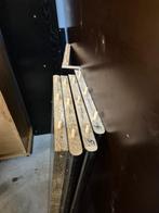 Hout zwart spaanplaat, Doe-het-zelf en Verbouw, Hout en Planken, Ophalen, Gebruikt, 25 tot 50 mm, Plank