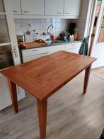 Teakhouten Eettafel 140x80 - Stevige Tafel, Huis en Inrichting, Tafels | Eettafels, Ophalen