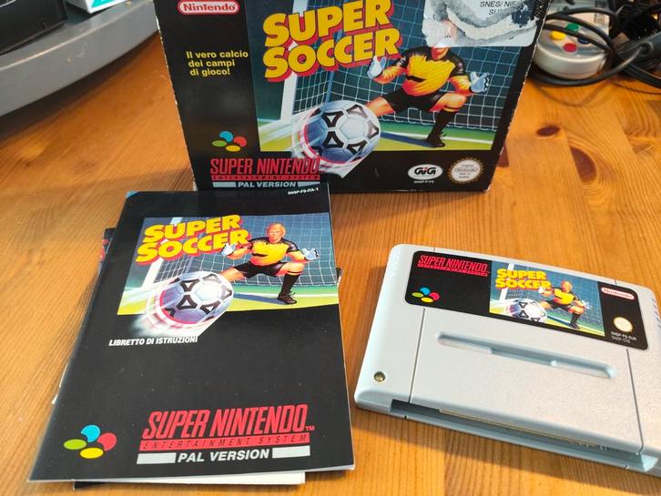 Super Soccer, Spelcomputers en Games, Games | Nintendo Super NES, Zo goed als nieuw, Sport, 1 speler, Vanaf 3 jaar, Ophalen of Verzenden