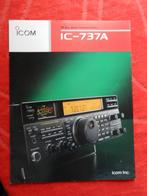 Icom IC-737A folder, Telecommunicatie, Zenders en Ontvangers, Ophalen of Verzenden, Zo goed als nieuw, Zender en Ontvanger