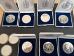 Juliana 10 zilveren UNIE VAN UTRECHT PROOF, Postzegels en Munten, Munten | Nederland, Ophalen of Verzenden, Koningin Juliana, Setje
