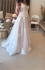 Luna Novias bruidsjurk nude maat 40/42, Kleding | Dames, Trouwkleding en Trouwaccessoires, Ophalen, Gedragen, Overige kleuren