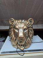 Gouden leeuw bloempot, Huis en Inrichting, Ophalen, Zo goed als nieuw