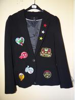 Leuk zwart OETELDONK/DEN BOSCH jas met emblemen (24), Ophalen, Carnaval, Kleding, Maat 36 (S)