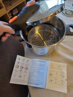 Tefal Snelkookpan met stoommandje - Zo goed als nieuw!, Inductieplaat, Zo goed als nieuw, Rvs, Ophalen