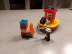 Duplo Brandweerboot 10591, Ophalen of Verzenden, Zo goed als nieuw, Complete set, Duplo