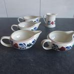 Boerenbont melkkannetjes., Huis en Inrichting, Keuken | Servies, Ophalen of Verzenden, Gebruikt, Aardewerk, Boerenbont