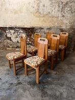 Vintage grenen stoelen te koop, Ophalen of Verzenden, Gebruikt, Bruin