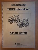 Handleiding Iseki tractor SG15H en SG17H, Ophalen of Verzenden, Gelezen, Tractor en Landbouw