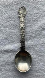 Zilveren lepel Gouden Koets, Antiek en Kunst, Antiek | Bestek, Ophalen of Verzenden
